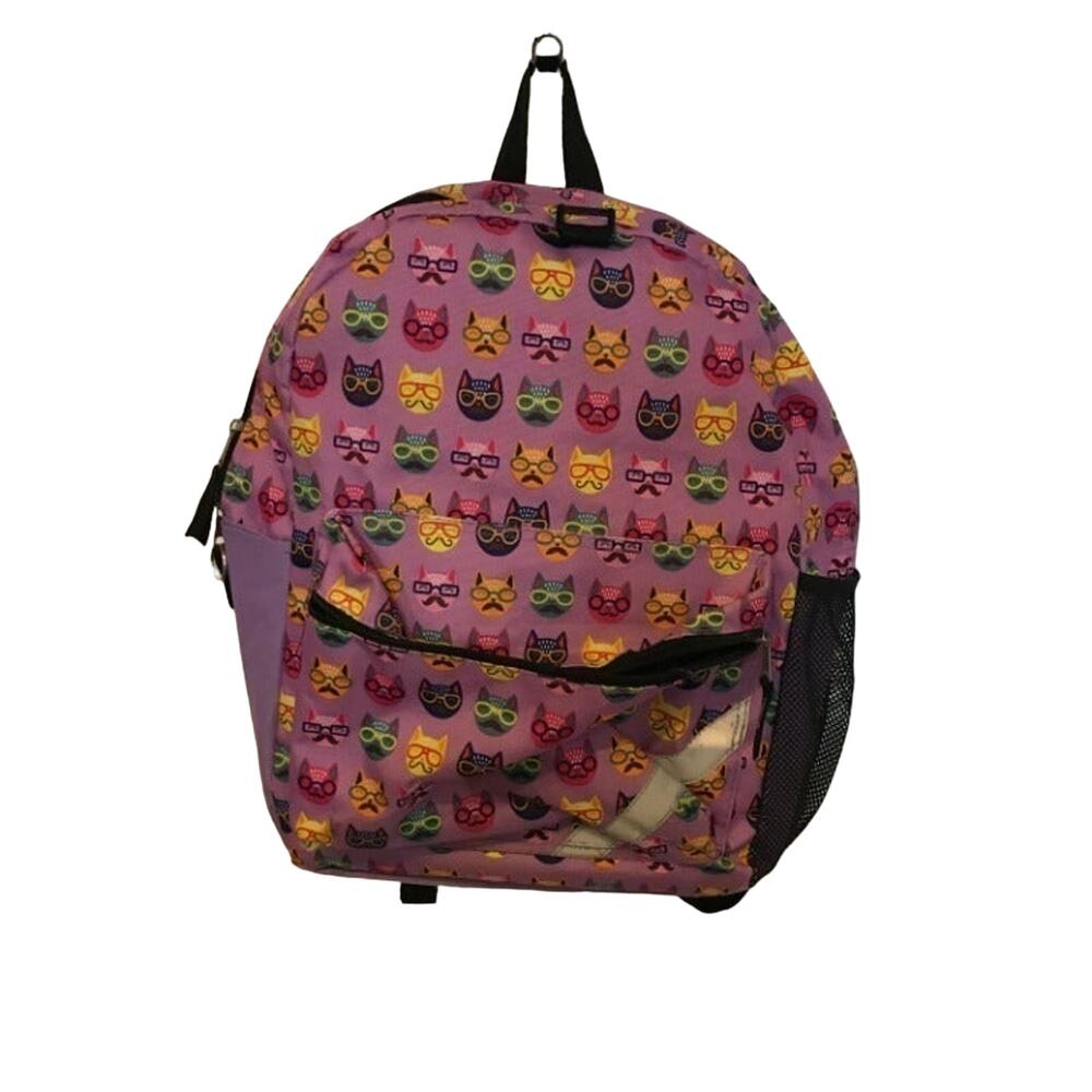Kid's Backpack with Cat Emojis